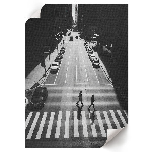 Plagát do izby Čiernobiele mesto