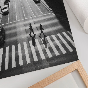 Plagát do izby Čiernobiele mesto