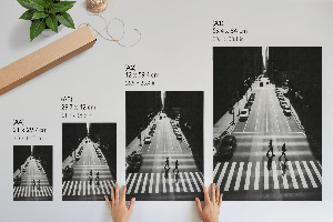 Plagát do izby Čiernobiele mesto