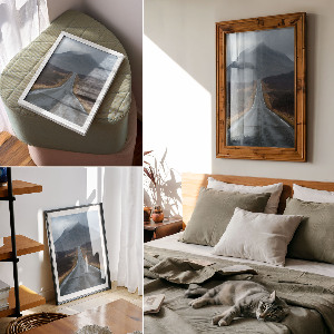 Plagát do izby Horská cesta