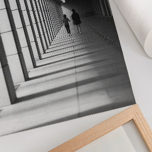 Retro plagát Chodba budovy