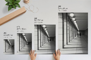 Retro plagát Chodba budovy