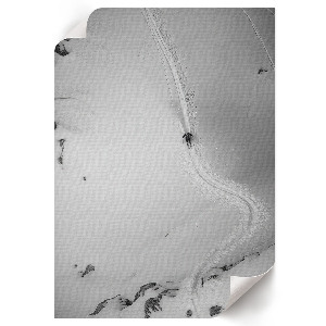 Poster na stenu Jazda lyžiara