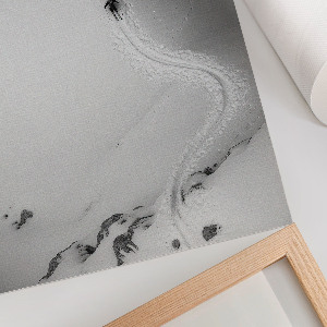 Poster na stenu Jazda lyžiara