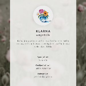 Plagát do izby Kvety v ruke