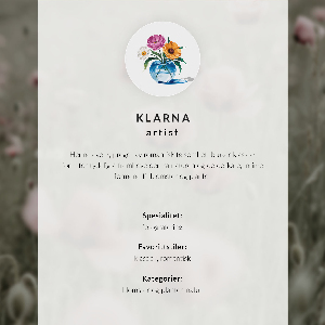 Plagát do izby Kvety v ruke