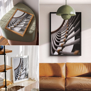 Plagát do obývačky Dynamická štruktúra