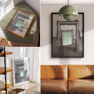 Plagát do obývačky Pieskové chodby