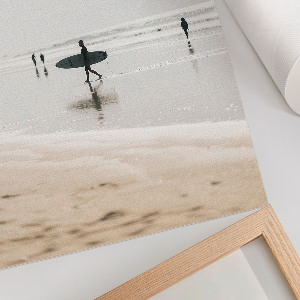 Plagát do izby Surferi na pláži