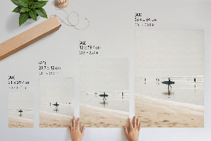 Plagát do izby Surferi na pláži