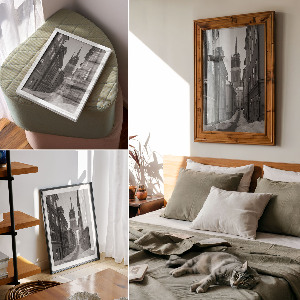 Plagát do obývačky Zimné mesto