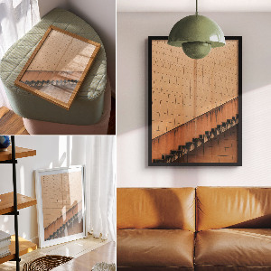 Plagát do obývačky Moderný priestor