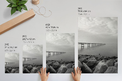 Poster na stenu Most a more
