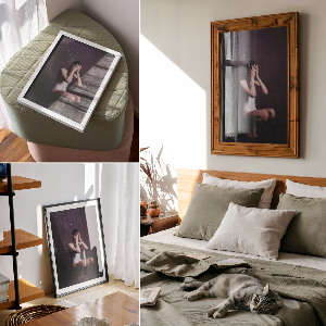 Retro plagát Záhada ženy