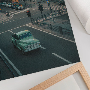 Plagát do izby Retro mestská ulica