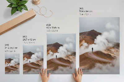 Poster na stenu Hory v oblakoch