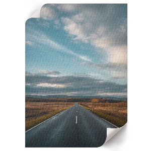 Retro plagát Krajina vozovky