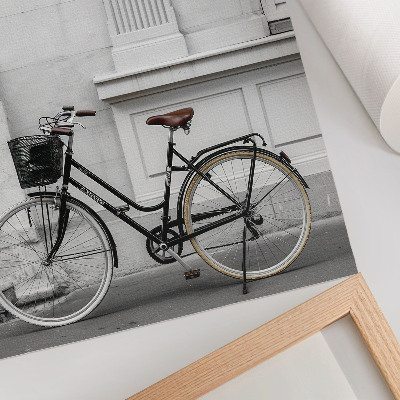 Poster na stenu Bicykel pri stene