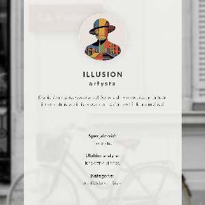 Poster na stenu Bicykel pri stene