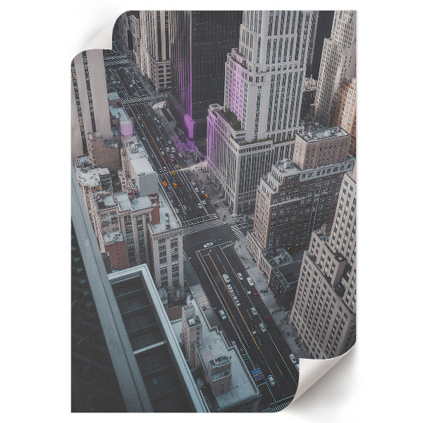 Plagát do obývačky Mestská energia