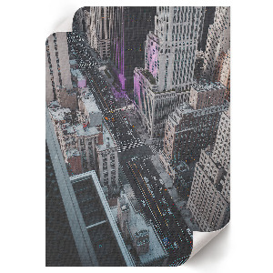 Plagát do obývačky Mestská energia