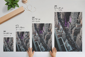 Plagát do obývačky Mestská energia