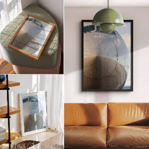 Plagát do izby Nos lietadla