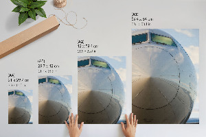 Plagát do izby Nos lietadla