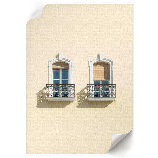 Poster na stenu Fasádne okná