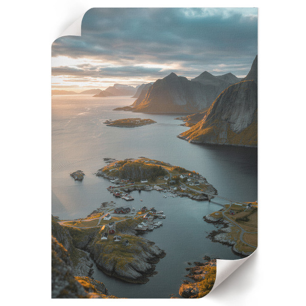 Plagát do izby Horská panoráma