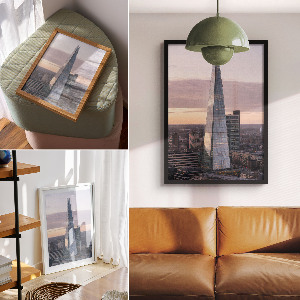 Poster na stenu Moderná architektúra