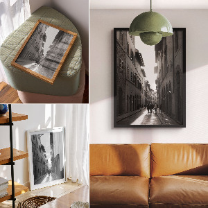 Retro plagát Historická architektúra