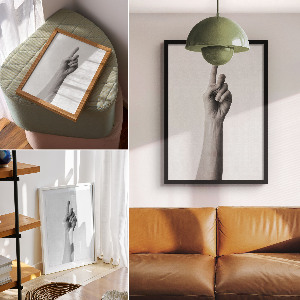 Plagát do izby Gesto ruky