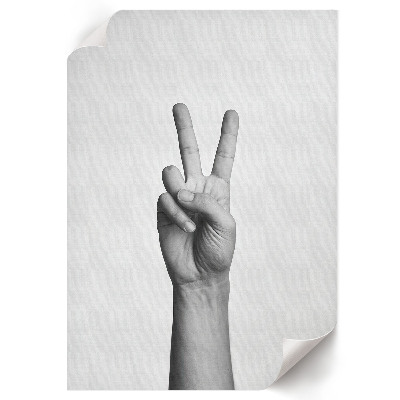 Poster na stenu Gesto mieru