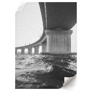 Plagát do izby Most cez vodu