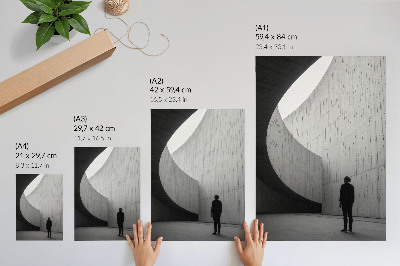 Poster na stenu Minimalistická architektúra