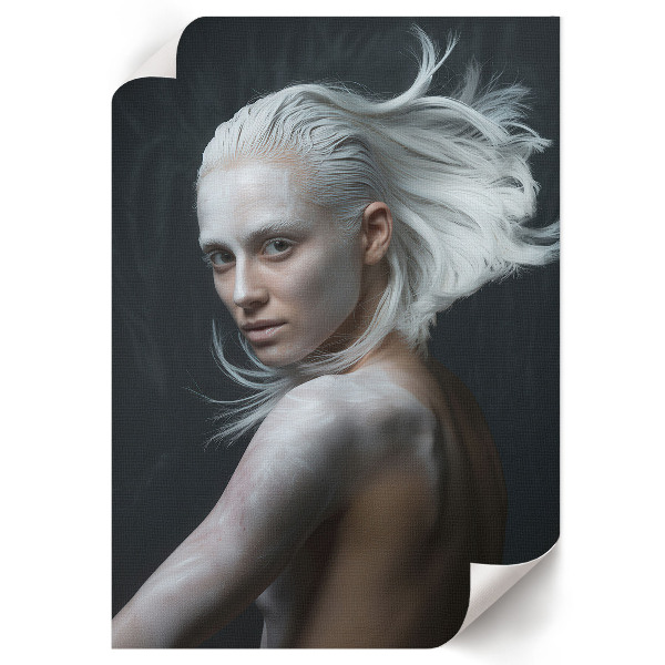 Retro plagát Umelecký portrét