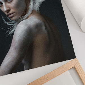 Retro plagát Umelecký portrét