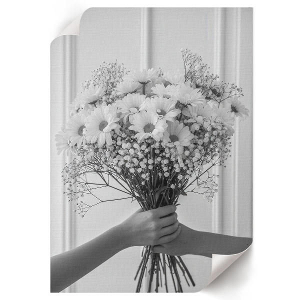 Poster na stenu Biele kvety