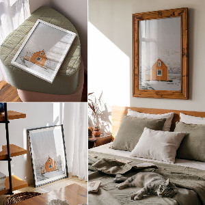 Retro plagát Horská chata