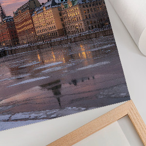 Plagát do izby Mesto večer