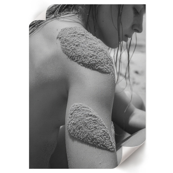 Plagát do obývačky Žena s pieskom