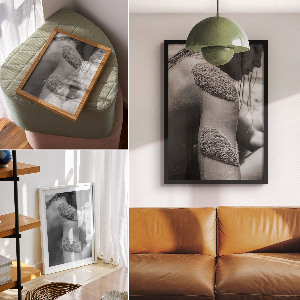 Plagát do obývačky Žena s pieskom