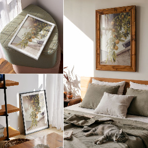 Retro plagát Letné ovocie