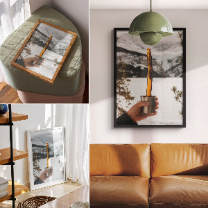 Plagát do izby Zimná krajina