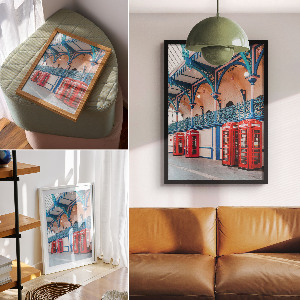 Poster na stenu Retro architektúra