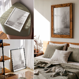 Retro plagát Hmlistá krajina