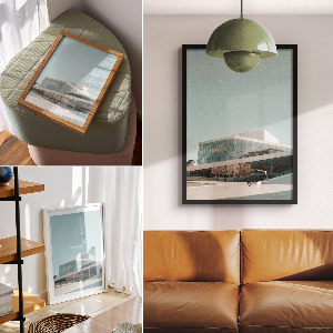 Poster na stenu Moderná architektúra