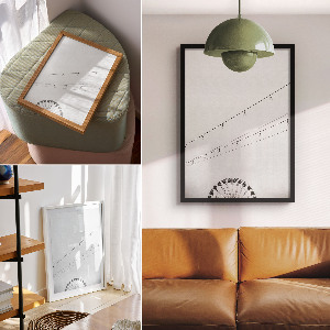 Retro plagát Mestský minimalizmus