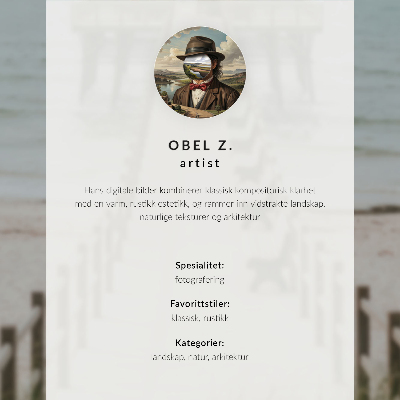Plagát do obývačky Hmlistá krajina